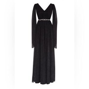 Kei Kei moonlight long sleeve maxi dress dress Black size 10 Nwot in packaging